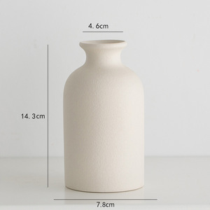 Nordic Simple Matte Style Ceramic Vase With Southeast Asian Inspiration for Wholesale Dried <b>Flower</b> <b>Display</b> Use - Product Image 6