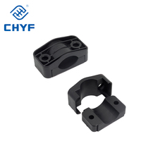 Isolation haute tension câble pince HV simple en plastique-corecable câble support de clip dans l'armoire de commutateur câble pince