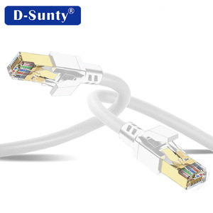D-Sunty CAT8 40Gbps Network <b>Cable</b> 28AWG 26AWG Ethernet STP Black White <b>Cables</b> for Data Center <b>Communication</b> <b>Cables</b> Bare Copper - Product Image 4