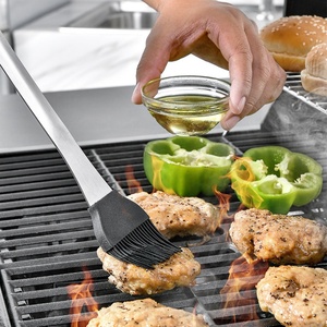 4-Piece Set Portable Outdoor <b>BBQ</b> Utensils Heavy Duty Stainless Steel <b>BBQ</b> Grill Tools Sets - Product Image 5