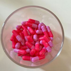 10000 pièces/sac Coque de capsule creuse dure comestible en gélatine, soluble dans l'estomac, colorée - Product Image 5