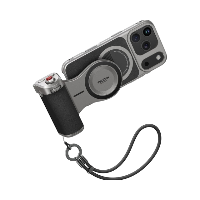 TELESIN Master Grip Kit for 17 Pro Magnetic Camera Grip Built-in 3200mAh Battery Wireless Charging Eco-friendly ABS Case
