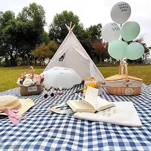 Ngoài trời Thêm lớn Dã Ngoại Mat cắm trại chăn bãi biển Chăn có thể gập lại không thấm nước cát Dã Ngoại mat - Product Image 5