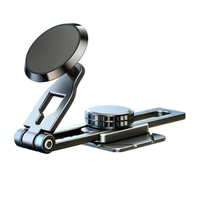 Support de téléphone de tableau de bord de voiture magnétique pliant rétractable de type suspension de marque OEM avec glissement réglable
