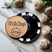 Jetons de poker personnalisés avec logo, type jeton, jetons de poker magnétiques modernes personnalisés