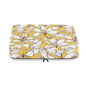 Lot de 4 cubes de compression légers à motif floral, faible MOQ, avec fermeture éclair, pour organiser les bagages - Product Image 4