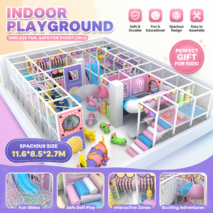 Aire de jeux intérieure commerciale sur le thème de l'espace avec toboggan pour la zone enfants du musée des sciences - Product Image 1