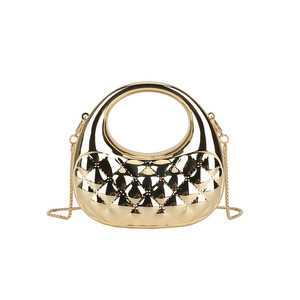 Bolso de Fiesta Rígido con Cierre Magnético, Estilo Urbano y Sencillo, Novedad 2026, Mini Bolso Romboidal Colorido - Product Image 1