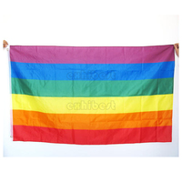 Drapeaux arc-en-ciel de bannière de la Gay Pride Lesbian LGBT de polyester imprimé