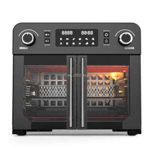 Horno <span class=keywords><strong>Freidora</strong></span> <span class=keywords><strong>de</strong></span> <span class=keywords><strong>Aire</strong></span> Eléctrico ANWELL <span class=keywords><strong>de</strong></span> Acero Inoxidable con Diseño Digital <span class=keywords><strong>de</strong></span> Vidrio, Vapor y Dos Puertas, 12/24L/30/<span class=keywords><strong>25</strong></span> <span class=keywords><strong>Litros</strong></span> - Product Image 3