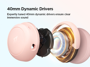 1MORE Wireless Over Ear Headphones Bluetooth 5.3 ANC Touch Control Hi-Fi Sound Pink - Product Image 4