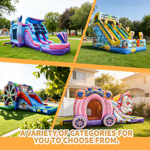 Château gonflable Spider-Man commercial avec toboggan, en PVC, facile à installer, combo château gonflable extérieur - Product Image 6