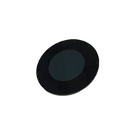 Protection d'objectif en verre Gorilla noir semi-transparent avec impression sérigraphique noire pour capteur infrarouge de caméra