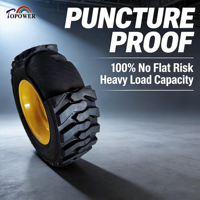 9-14.5 PU Foam Filled Tyre High Load Shock Absorbing Rubber Tire for Factory Sweeper Warehouse Transfer Cart