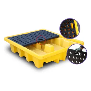 Nestable Spill Containment Pallet 4 Drum Spill Pallet Manufacturer Sales Industrial Chemical Spill Control