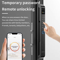 Serrure intelligente Orbita à accès sans contact, entièrement automatique, avec reconnaissance faciale, contrôle par application Tuya, empreinte digitale et carte RFID pour villa