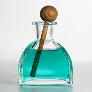 Mùi hương chai bán buôn 150ml 200ml 250ml đầy màu sắc hình nón tam giác sậy khuếch tán rõ ràng chai thủy tinh với Carbon que và thanh - Product Image 5