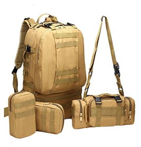 B08 56L 55L Hunting Tactical Backpack with <b>Molle</b> System Detachable <b>Bags</b> Assault 3 D <b>Bags</b> with Side Pockets - Product Image 3