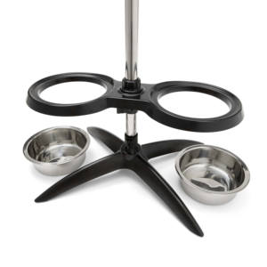 2 supports de gamelles surélevées pour chiens de taille moyenne à grande, en acier inoxydable, écologiques, durables et réglables en hauteur - Product Image 4