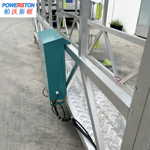 Mạ kẽm Treo giàn giáo điện leo nâng làm việc zlp800 dây treo nền tảng với con lăn tường - Product Image 4