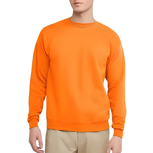 เสื้อสเวตเชิ้ตคอกลมแขนยาวสำหรับผู้ชายอเนกประสงค์ สีพื้น แบบพื้นฐาน เหมาะสำหรับการสวมใส่เป็นเลเยอร์ - Product Image 1