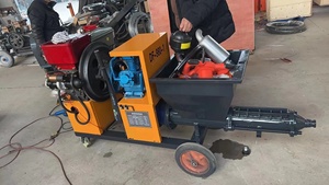 Hochwertige automatische Mörtels prüh maschine für Dieselmotoren für Gips-und Zement anwendungen - Product Image 6