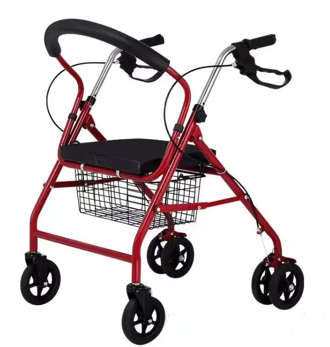 عربة مشي بعجلات للمساعدة على المشي للمعاقين ومسنين مزودة بمقعد متحرك، عربة متحركة للمساعدة على المشي للبالغين توريد الشركات المصنعة