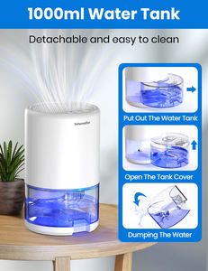 Déshumidificateur miniature silencieux H2105, haute efficacité, petit <span class=keywords><strong>appareil</strong></span> domestique pour salle de bain, chambre à coucher, autres petites zones - Semi-conducteur - Product Image 6