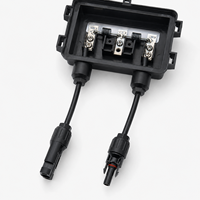Boîtier de jonction pour panneau solaire IP65 avec diode de bypass pour connexion de câbles de module photovoltaïque, système de panneaux solaires