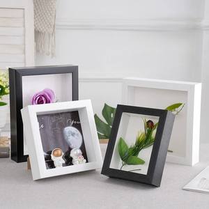 Cadre photo 3D creux A4 A3 en MDF fait main, design rectangulaire moderne, boîte à ombre 3D pour fleurs séchées, argile et spécimens de papillons - Product Image 2