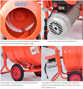 Hướng dẫn sử dụng máy trộn bê tông DIESEL Máy trộn bê tông nhỏ mini xách tay máy trộn bê tông - Product Image 6