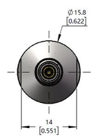 Adaptador ZCOM N(F)-3.5(F) Hembra a 3.5 Hembra, Bajo VSWR, Baja Pérdida de Inserción, Conector Coaxial RF de CC-18GHz para Señales de Microondas