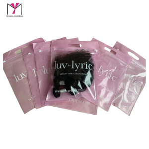 MUYANG Portable Spot Clothing Packaging <b>Bags</b> Printing Logo Non-woven Plastic Transparent <b>Zip</b> Lock <b>Bag</b> - Product Image 2