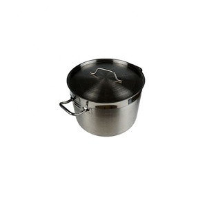 Casserole de cuisson grande taille en acier inoxydable avec fond à induction, fabrication directe d'usine OEM Junerte Kitchenwares - Product Image 4