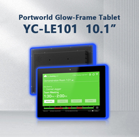 Nouvelle tablette tactile Android 10,1'' avec écran LED, pour salle de conférence, espace de travail, réservation, montage mural, avec interface USB