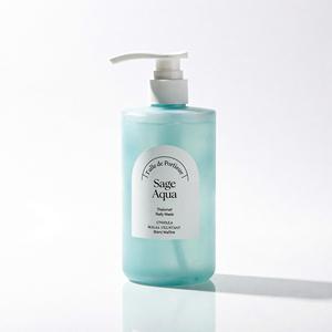 Gel de Ducha Sage Aqua 500ml Cuidado Diario de la Piel Para Todo Tipo de Piel Fórmula K Beauty - Product Image 1