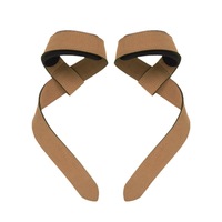 Correas de levantamiento de pesas de cuero de vaca, muñequeras deportivas para fitness, protector de muñeca para dominadas y levantamiento de pesas, banda de agarre para peso muerto
