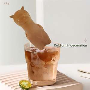 Molde de Silicona para Paletas Heladas con Diseño de Alpaca Negra y Rosa, 4 Moldes Grandes de Llama para Postres Congelados - Product Image 4