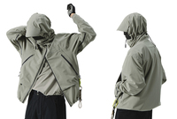 Manteaux de randonnée Logo Hike pour hommes, imperméables, chauds, pour motards, chasse, travail, extérieur, avec capuche, personnalisables, motif lettres