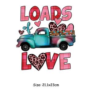 Valentine's Day DTF Print Heat Press Tshirts <b>Decals</b> Heat Press Transfer Printing <b>Stickers</b> for Garments t Shirt - Product Image 6