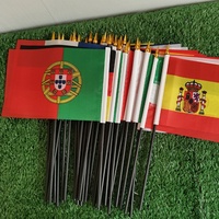 Drapeaux de table personnalisés en gros du Pakistan – Drapeaux de table doubles personnalisables pour le bureau et la maison