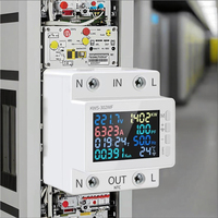 Grosir tiga fase Digital hanya Voltmeter mobil Monitor AC KWH aktif pengukur energi dengan perlindungan IP65