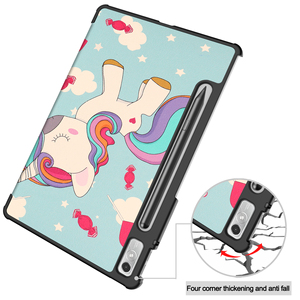 เคสแท็บเล็ตหนัง PU ลายการ์ตูนสีน้ำ สำหรับ Lenovo Tab P11 Pro Gen 2 ขนาด 11.2 นิ้ว รุ่นปี <span class=keywords><strong>2022</strong></span> - Product Image 6