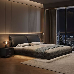 Cama Flotante Princess & Style Elephant Ear - Cuero Italiano de Lujo, Cama Tapizada Moderna y Minimalista para Dormitorio 6606 Elephant Ear - Product Image 3
