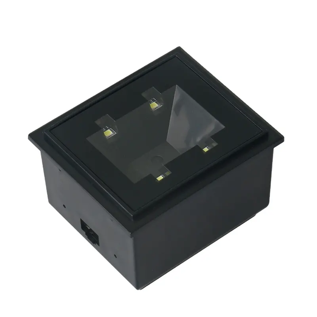 Fixed Mount 2D Barcode Scanner Embedded QR Code Scan Engine Module RS232/USB/TTL Interface for Payment Kiosk Supermarket