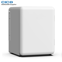 CICO Silent Mini Bar Frigo-Prix d'usine en gros Mini Table Top Porte en verre 30L Energy Drink Display Frigo réfrigérateur rétro