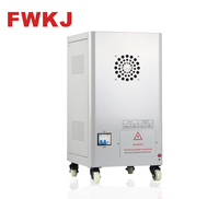 Estabilizador de Voltaje Móvil de Piso SVC TND 15KVA con Control Programado, Regulador Automático de Voltaje CA Monofásico 220V