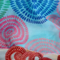 Rouleau de tissu voile 4D, motif tissé suisse soudanais, avec fonction mémoire, imprimé africain, pour rideaux et draperies transparentes, pour femmes et hommes, Atku Suisse