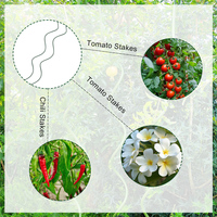 Nouvelles piquets de jardin décoratifs en spirale en plastique coloré pour tomates, support économique pour plantes agricoles Hen Yuan, nouveau design