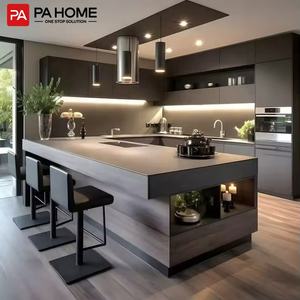 Fabricación Personalizada de Muebles de Cocina de Alta Calidad, Isla Modular, Mesa de Cocina, Gabinetes de Madera Maciza, Gabinetes de Cocina Modernos - Product Image 1